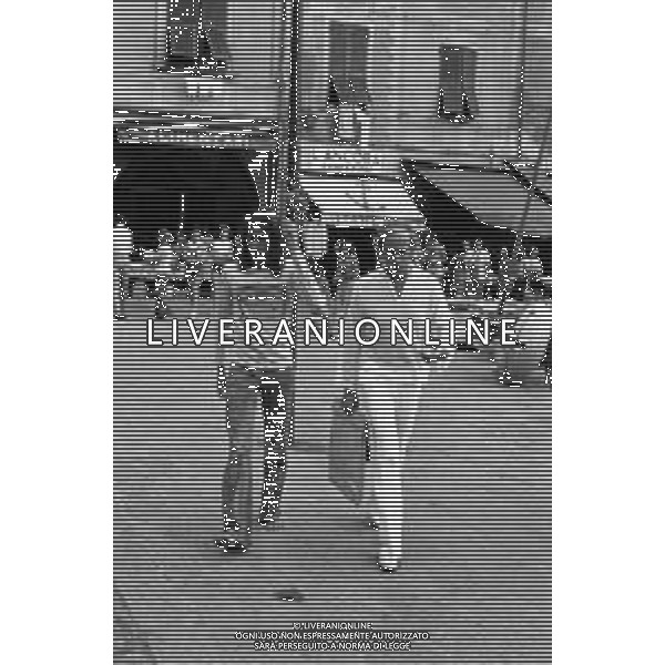 I FIGLI DELL\'ATTRICE ELIZABETH TAYLOR IN VACANZA A PORTOFINO NEL 1971 - RETROSPETTIVA NELLA FOTO CHRISTOPHER EDWARD WILDING ©Archivio Giovanni Liverani/AGENZIA ALDO LIVERANI SAS