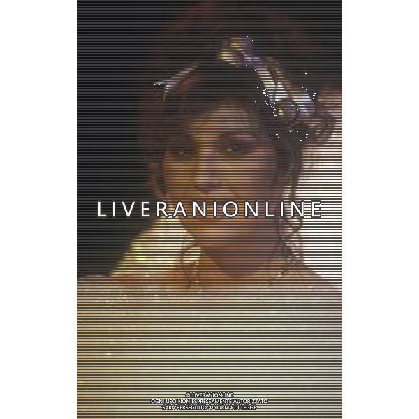 RETROSPETTIVA ANNA MARIA RIZZOLI ATTRICE MODELLA  NELLA FOTO ANNA MARIA RIZZOLI NELL\'ANNO 1986 AG ALDO LIVERANI SAS  