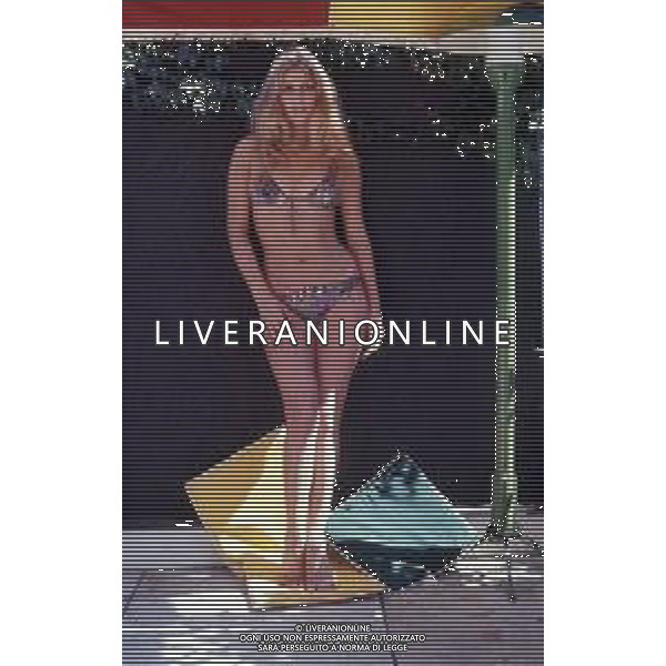 RETROSPETTIVA ANNA MARIA RIZZOLI ATTRICE MODELLA  NELLA FOTO ANNA MARIA RIZZOLI NELL\'ANNO 1986  AG ALDO LIVERANI SAS   