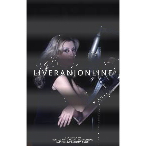 RETROSPETTIVA ANNA MARIA RIZZOLI ATTRICE MODELLA  NELLA FOTO ANNA MARIA RIZZOLI IN SALA D\'INCISIONE AG ALDO LIVERANI SAS  