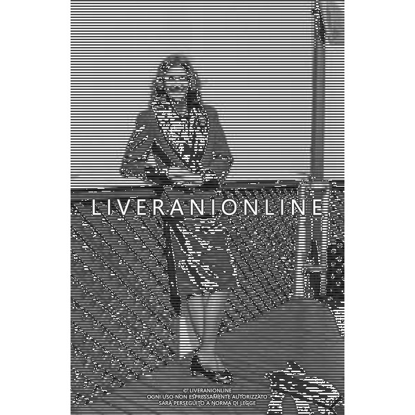 NEG-RETROSPETTIVA FLORINDA BOLKAN ATTRICE NELLA FOTO A MILANO TERRAZZA MARTINI NEL 1986 AG. ALDO LIVERANI SAS