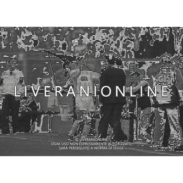RETROSPETTIVA GIOVANNI GALEONE ALLENATORE NELLA FOTO GIOVANNI GALEONE ALLENATORE PESCARA CALCIO NELL\'ANNO 1992-1993 CON FREDERIC MASSARA AG ALDO LIVERANI SAS 