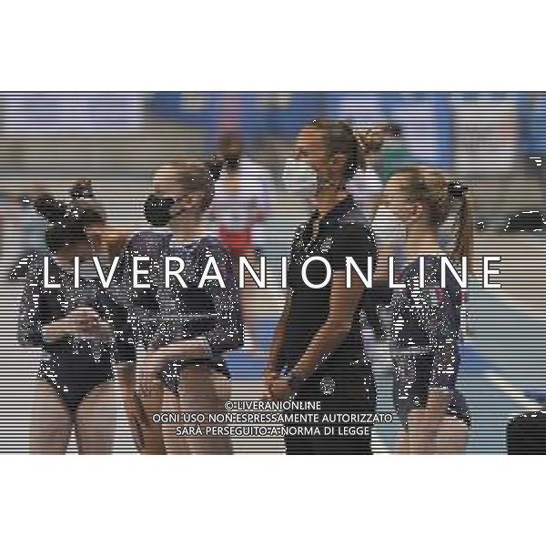 Tomasii/LMedia - GHENT Flanders International Team Challenge - Gymnastics 26 June 2021 - Ghent, belgio, Italy Photo showing: Italian Team with the coach Camilla Ugolini @Tomasii/LMedia/AGENZIA ALDO LIVERANI SAS