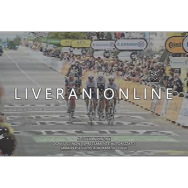 26-06-2021 Tour De France; Tappa 01 Brest - Landerneau; 2021, Israel Start Up Nation; 2021, Trek - Segafredo; Froome, Christopher; Goldstein, Omer; Pedersen, Mads; Hollenstein, Reto; Landerneau; ©SIROTTI/AGENZIA ALDO LIVERANI SAS