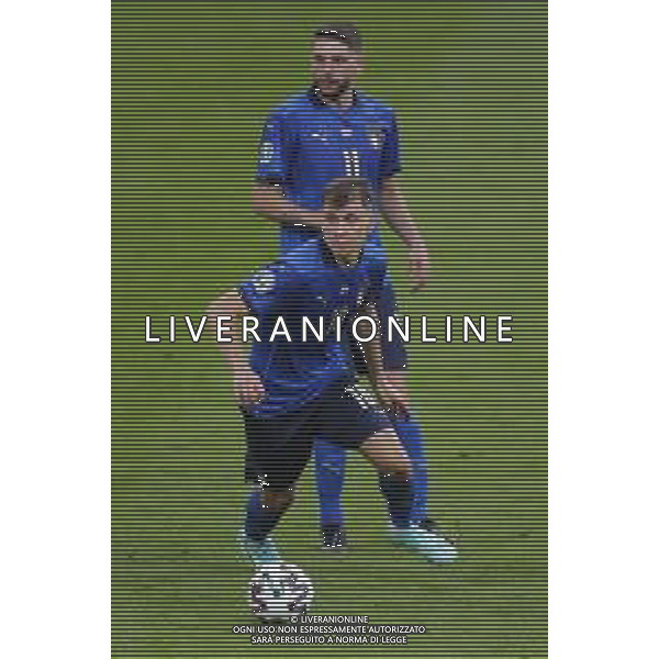 Campionato Europeo UEFA EURO 2020 gara degli Ottavi di finale ITALIA vs AUSTRIA del 26/06/2021 - nella foto: Barella Nicolo’(Italia) Berardi Domenico(Italia) ©Claudio Zamagni/Agenzia Aldo Liverani s.a.s. Barella Nicolo’(Italia) Berardi Domenico(Italia) during European UEFA Championship - UEFA Euro 2020 soccer match between Italy and Austria at Wembley Stadium in London on June 26 2021 photo credit by Claudio Zamagni/Aldo Liverani Photo Agency/AGENZIA ALDO LIVERANI SAS
