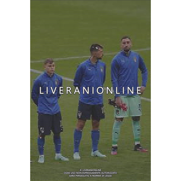 Campionato Europeo UEFA EURO 2020 gara degli Ottavi di finale ITALIA vs AUSTRIA del 26/06/2021 - nella foto: Barella Nicolo’(Italia) Acerbi Francesco(Italia), gianluigi donnarumma ©Claudio Zamagni/Agenzia Aldo Liverani s.a.s. Barella Nicolo’(Italia) Acerbi Francesco(Italia) during European UEFA Championship - UEFA Euro 2020 soccer match between Italy and Austria at Wembley Stadium in London on June 26 2021 photo credit by Claudio Zamagni/Aldo Liverani Photo Agency/AGENZIA ALDO LIVERANI SAS