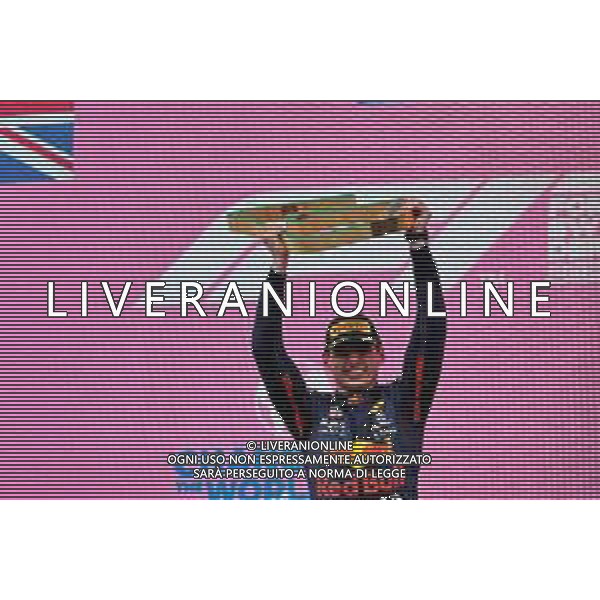 Race winner Max Verstappen (NLD) Red Bull Racing celebrates on the podium. 27.06.2021. Formula 1 World Championship, Rd 8, Steiermark Grand Prix, Spielberg, Austria, Race Day. - www.xpbimages.com, EMail: requests@xpbimages.com © Copyright: Batchelor / XPB Images/AGENZIA ALDO LIVERANI SAS - ITALY ONLY EDITORIAL USE ONLY