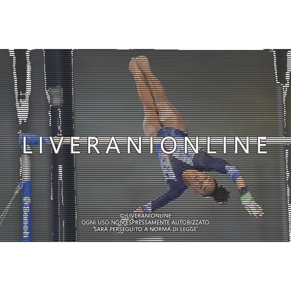 Tomasii/LMedia - Artistico Gymnastic - GHENT Flanders International Team Challenge 2021 - Gymnastics 27 June 2021 - Flanders Sports Arena, ghent, Italy Photo showing: Melanie Dos Santos (France) Bars @Tomasii/LMedia AG ALDO LIVERANI SAS
