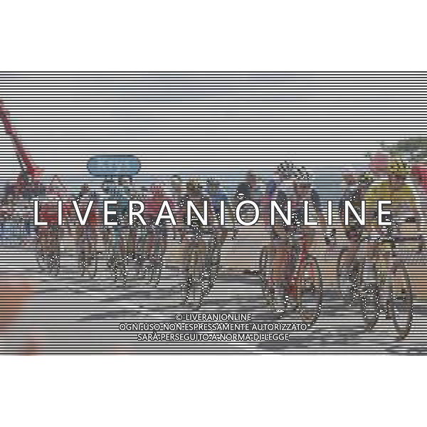 27-06-2021 Tour De France; Tappa 02 Perros Guirec - Mur De Bretagne; 2021, Deceuninck - Quick Step; 2021, Trek - Segafredo; Alaphilippe, Julian; Mollema, Bauke; Mur De Bretagne; ©SIROTTI/AGENZIA ALDO LIVERANI SAS