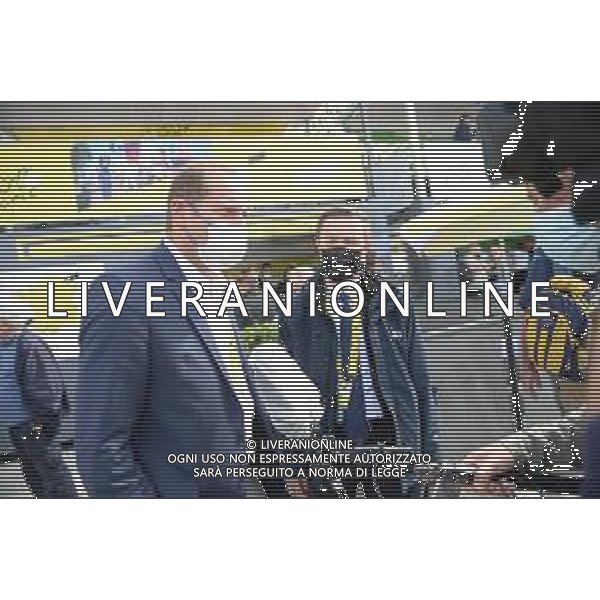 28-06-2021 Tour De France; Tappa 03 Lorient - Pontivy; Prudhomme, Christian; Lappartient, David; Lorient; ©SIROTTI/AGENZIA ALDO LIVERANI SAS