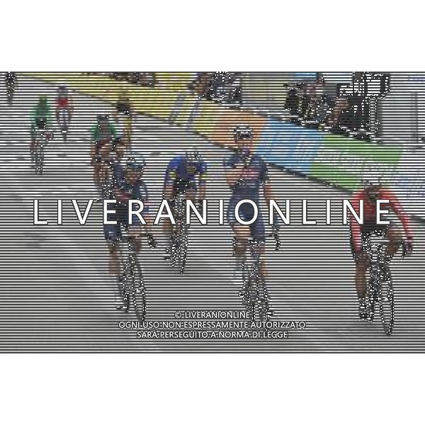 28-06-2021 Tour De France; Tappa 03 Lorient - Pontivy; 2021, Alpecin - Fenix; 2021, Arkea - Samsic; Merlier, Tim; Philipsen, Jasper; Bouhanni, Nacer; Pontivy; FOTO STEFANO SIROTTI-AG ALDO LIVERANI SAS