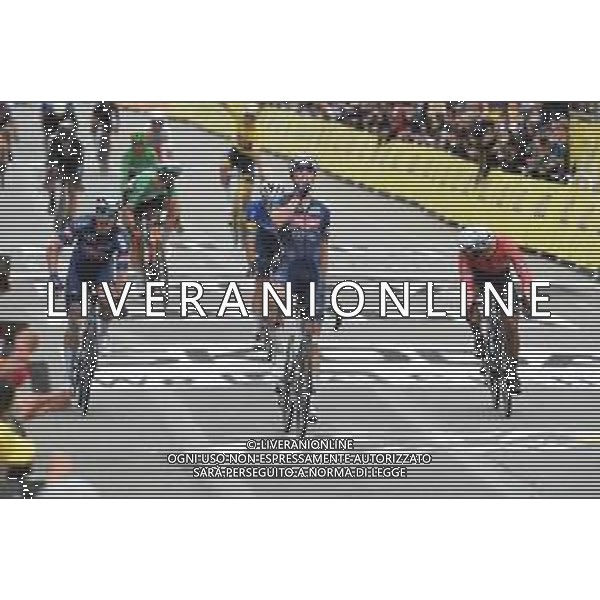 28-06-2021 Tour De France; Tappa 03 Lorient - Pontivy; 2021, Alpecin - Fenix; 2021, Arkea - Samsic; Merlier, Tim; Philipsen, Jasper; Bouhanni, Nacer; Pontivy; FOTO STEFANO SIROTTI-AG ALDO LIVERANI SAS