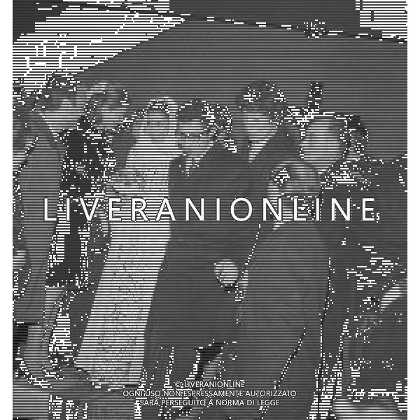 RETROSPETTIVA DON BACKY PSEUDONIMO ALDO CAPONI CANTANTE  NELLA FOTO DON BACKY PSEUDONIMO ALDO CAPONI MATRIMONIO CON LA MOGLIE LILIANA PETRALIA A ROMA NELL\'ANNO 1969 AG ALDO LIVERANI SAS 