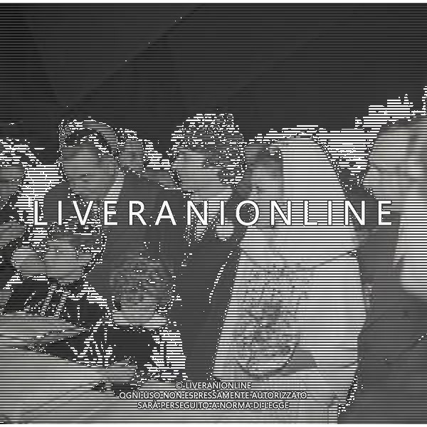RETROSPETTIVA DON BACKY PSEUDONIMO ALDO CAPONI CANTANTE  NELLA FOTO DON BACKY PSEUDONIMO ALDO CAPONI MATRIMONIO CON LA MOGLIE LILIANA PETRALIA A ROMA NELL\'ANNO 1969 AG ALDO LIVERANI SAS 