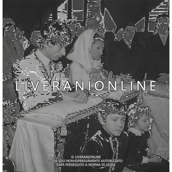 RETROSPETTIVA DON BACKY PSEUDONIMO ALDO CAPONI CANTANTE  NELLA FOTO DON BACKY PSEUDONIMO ALDO CAPONI MATRIMONIO CON LA MOGLIE LILIANA PETRALIA A ROMA NELL\'ANNO 1969 AG ALDO LIVERANI SAS 
