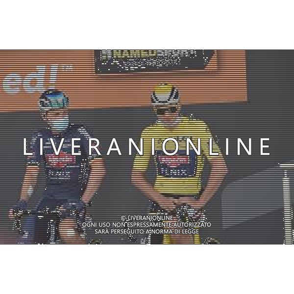 29-06-2021 Tour De France; Tappa 04 Redon - Fourges; 2021, Alpecin - Fenix; Van Der Poel, Mathieu; Merlier, Tim; Redon; ©SIROTTI/AGENZIA ALDO LIVERANI SAS