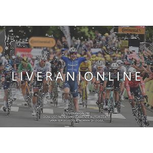 29-06-2021 Tour De France; Tappa 04 Redon - Fourges; 2021, Deceuninck - Quick Step; 2021, Arkea - Samsic; 2021, Alpecin - Fenix; 2021, Bora - Hansgrohe; Cavendish, Mark; Bouhanni, Nacer; Philipsen, Jasper; Sagan, Peter; Fourges; ©SIROTTI/AGENZIA ALDO LIVERANI SAS