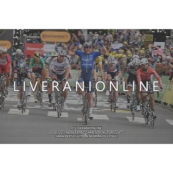 29-06-2021 Tour De France; Tappa 04 Redon - Fourges; 2021, Deceuninck - Quick Step; 2021, Arkea - Samsic; 2021, Alpecin - Fenix; 2021, Bora - Hansgrohe; Cavendish, Mark; Bouhanni, Nacer; Philipsen, Jasper; Sagan, Peter; Fourges; ©SIROTTI/AGENZIA ALDO LIVERANI SAS