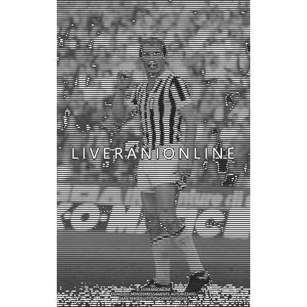 ARCHIVIO Romeo Benetti calciatore italiano con la maglia della Juventus ph.archivio agenzia aldo liverani