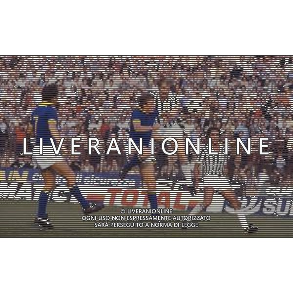 ARCHIVIO Romeo Benetti calciatore italiano con la maglia della Juventus ph.archivio agenzia aldo liverani
