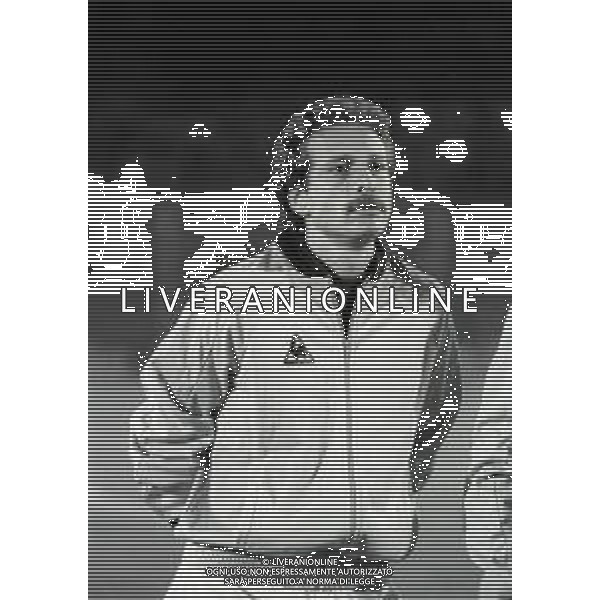 RETROSPETTIVA RENATO ZACCARELLI CALCIATORE NELLA FOTO RENATO ZACCARELLI NELL\'ANNO 1980-1981 CON LA MAGLIA DELLA NAZIONALE ITALIANA AG ALDO LIVERANI SAS 