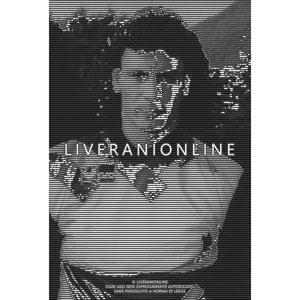 RETROSPETTIVA GIOVANNI CERVONE CALCIATORE NELLA FOTO GIOVANNI CERVONE DELLA ROMA CALCIO AG ALDO LIVERANI SAS 