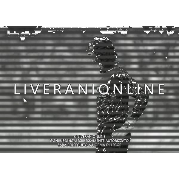 RETROSPETTIVA GIOVANNI CERVONE CALCIATORE NELLA FOTO GIOVANNI CERVONE DELLA ROMA CALCIO AG ALDO LIVERANI SAS 