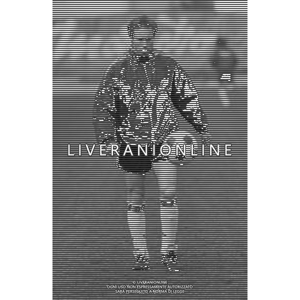 RETROSPETTIVA NESTOR SENSINI CALCIATORE NELLA FOTO CON LA MAGLIA DELL\'UDINESE NEL 1991-1992 ©ARCHIVIO/AGENZIA ALDO LIVERANI SAS
