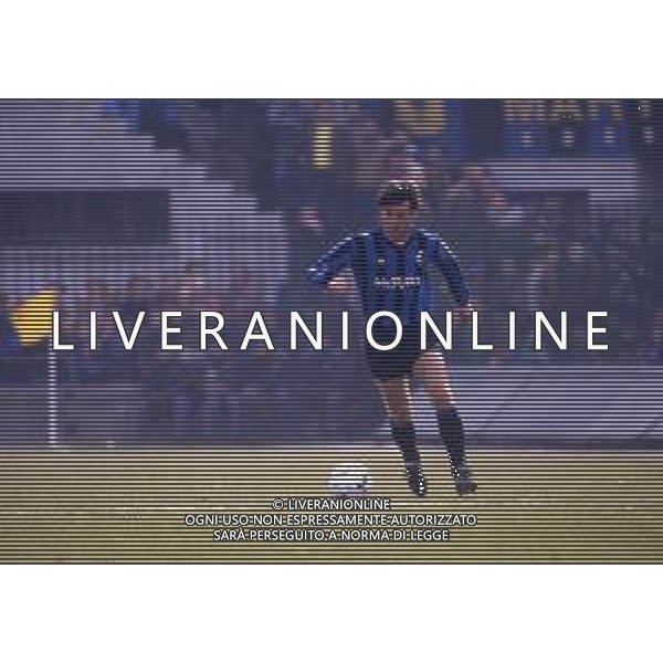 RETROSPETTIVA OLIVIERO GARLINI CALCIATORE NELLA FOTO OLIVIERO GARLINI CON LA MAGLIA DELL\' INTER CALCIO AG ALDO LIVERANI SAS 