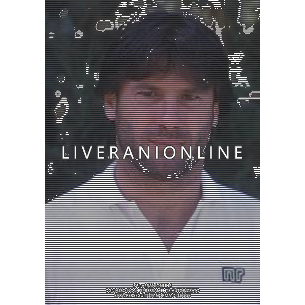 RETROSPETTIVA OLIVIERO GARLINI CALCIATORE NELLA FOTO OLIVIERO GARLINI CON LA MAGLIA DELLA LAZIO CALCIO AG ALDO LIVERANI SAS 