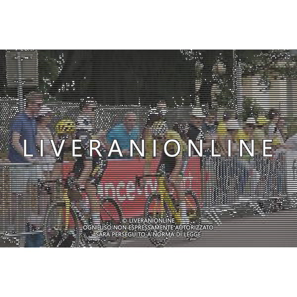 02-07-2021 Tour De France; Tappa 07 Vierzon - Le Creusot; 2021, Jumbo - Visma; 2021, Alpecin - Fenix; Van Aert, Wout; Van Der Poel, Mathieu; Le Creusot; ©SIROTTI/AGENZIA ALDO LIVERANI SAS