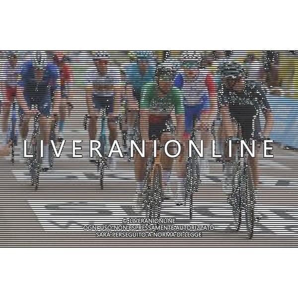 02-07-2021 Tour De France; Tappa 07 Vierzon - Le Creusot; 2021, Bahrain - Victorious; 2021, Bora - Hansgrohe; Colbrelli, Sonny; Politt, Nils; Le Creusot; ©SIROTTI/AGENZIA ALDO LIVERANI SAS