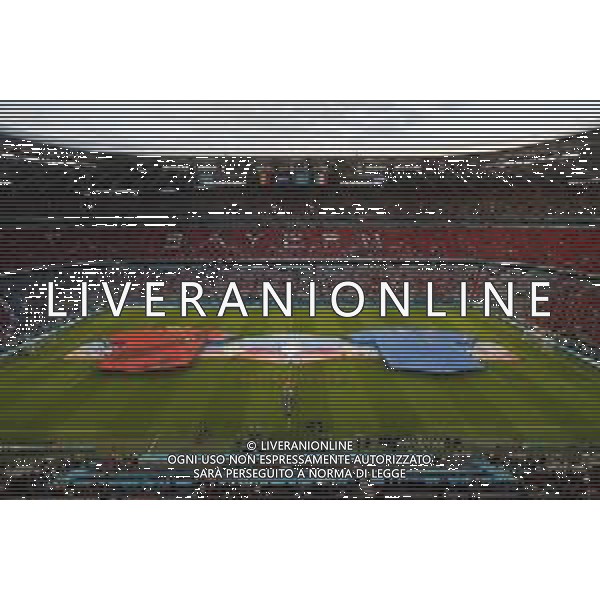 Campionato Europeo UEFA EURO 2020 gara dei Quarti di finale BELGIO vs ITALIA del 02/07/2021 - nella foto: veduta panoramica campo di gioco interno stadio allianz monaco baviera ©Claudio Zamagni/Agenzia Aldo Liverani s.a.s. during European UEFA Championship - UEFA Euro 2020 soccer match between Belgium and Italy at Allianz Arena Stadium in Munich on July 02 2021 photo credit by Claudio Zamagni/Aldo Liverani Photo Agency/AGENZIA ALDO LIVERANI SAS