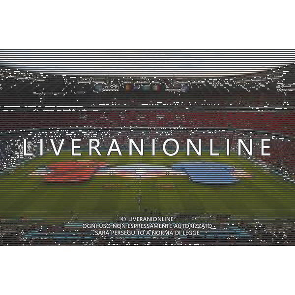 Campionato Europeo UEFA EURO 2020 gara dei Quarti di finale BELGIO vs ITALIA del 02/07/2021 - nella foto: veduta panoramica campo di gioco interno stadio allianz monaco baviera ©Claudio Zamagni/Agenzia Aldo Liverani s.a.s. during European UEFA Championship - UEFA Euro 2020 soccer match between Belgium and Italy at Allianz Arena Stadium in Munich on July 02 2021 photo credit by Claudio Zamagni/Aldo Liverani Photo Agency/AGENZIA ALDO LIVERANI SAS