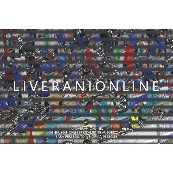 Campionato Europeo UEFA EURO 2020 gara dei Quarti di finale BELGIO vs ITALIA del 02/07/2021 - nella foto: la gioia dei tifosi italiani ©Claudio Zamagni/Agenzia Aldo Liverani s.a.s. during European UEFA Championship - UEFA Euro 2020 soccer match between Belgium and Italy at Allianz Arena Stadium in Munich on July 02 2021 photo credit by Claudio Zamagni/Aldo Liverani Photo Agency/AGENZIA ALDO LIVERANI SAS