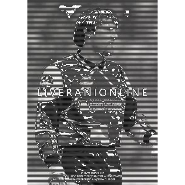 RETROSPETTIVA MASSIMO TAIBI CALCIATORE NELLA FOTO MASSIMO TAIBI CON LA MAGLIA DEL PIACENZA CALCIO NELL\'ANNO 1995 AG ALDO LIVERANI SAS