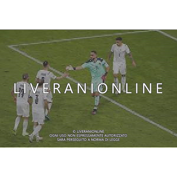 Campionato Europeo UEFA EURO 2020 gara dei Quarti di finale BELGIO vs ITALIA del 02/07/2021 - nella foto: Donnarumma Gianluigi(Italia) Jorginho(Italia) Di Lorenzo Giovanni(Italia)Bonucci Leonardo(Italia)Chiellini Giorgio(Italia) ©Claudio Zamagni/Agenzia Aldo Liverani s.a.s. Donnarumma Gianluigi(Italia) Jorginho(Italia) Di Lorenzo Giovanni(Italia)Bonucci Leonardo(Italia)Chiellini Giorgio(Italia) during European UEFA Championship - UEFA Euro 2020 soccer match between Belgium and Italy at Allianz Arena Stadium in Munich on July 02 2021 photo credit by Claudio Zamagni/Aldo Liverani Photo Agency