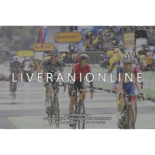 03-07-2021 Tour De France; Tappa 08 Oyonnax - Le Grand Bornand; 2021, Bahrain - Victorious; Carapaz Antonio, Richard Antonio; Le Grand Bornand; ©SIROTTI/AGENZIA ALDO LIVERANI SAS
