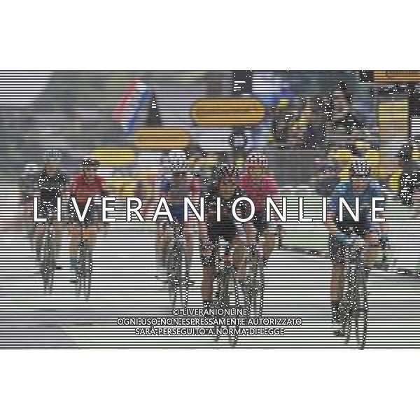 03-07-2021 Tour De France; Tappa 08 Oyonnax - Le Grand Bornand; 2021, Ineos Grenadiers; Carapaz Antonio, Richard Antonio; Le Grand Bornand; ©SIROTTI/AGENZIA ALDO LIVERANI SAS