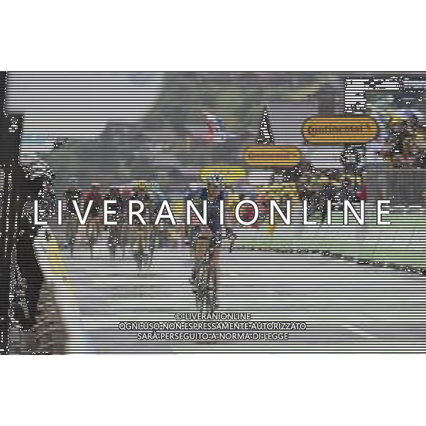 03-07-2021 Tour De France; Tappa 08 Oyonnax - Le Grand Bornand; 2021, Deceuninck - Quick Step; Cattaneo, Mattia; Le Grand Bornand; ©SIROTTI/AGENZIA ALDO LIVERANI SAS