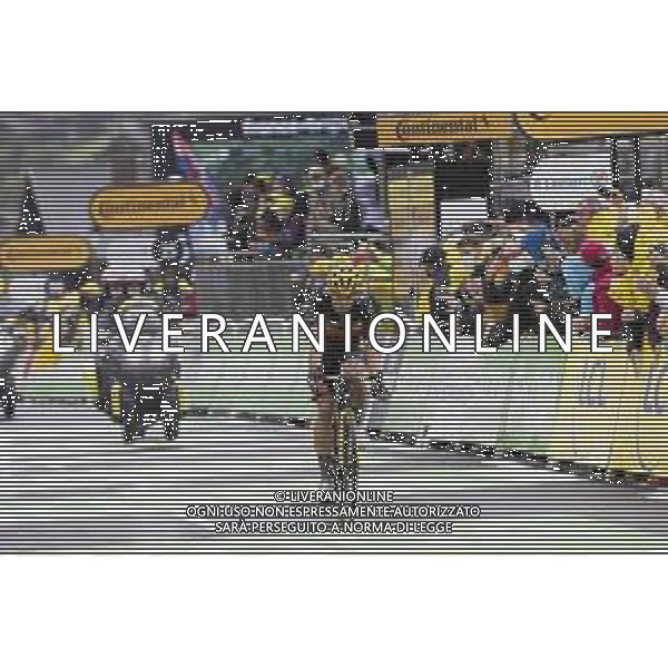 03-07-2021 Tour De France; Tappa 08 Oyonnax - Le Grand Bornand; 2021, Jumbo - Visma; Van Aert, Wout; Le Grand Bornand; ©SIROTTI/AGENZIA ALDO LIVERANI SAS