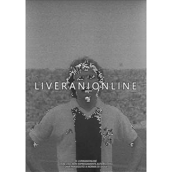 RETROSPETTIVA DINO GALPAROLI CALCIATORE NELLA FOTO DINO GALPAROLI CON LA MAGLIA DELL\' UDINESE CALCIO NELL\'ANNO 1982-1983 AG ALDO LIVERANI SAS