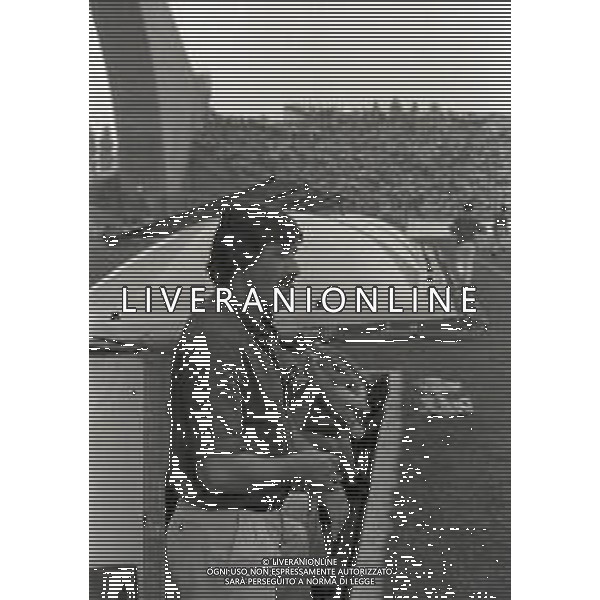 RETROSPETTIVA ENZO FERRARI ALLENATORE CALCIO NELLA FOTO ENZO FERRARI ALLENATORE UDINESE CALCIO NELL\'ANNO 1982-1983 AG ALDOLIVERANI SAS