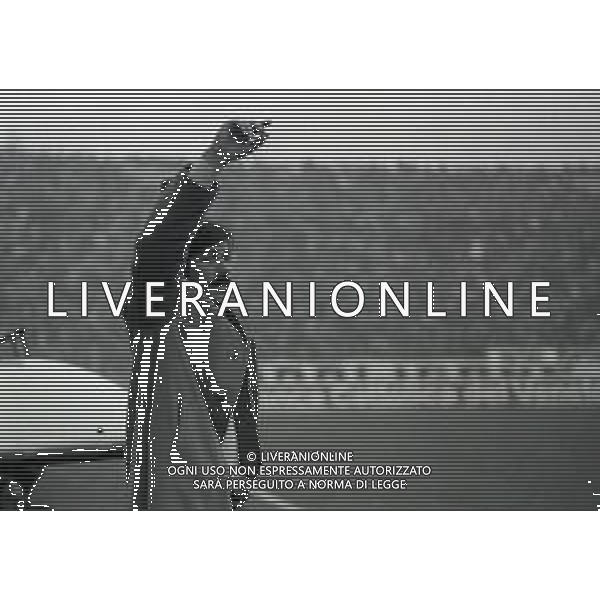 RETROSPETTIVA ENZO FERRARI ALLENATORE CALCIO NELLA FOTO ENZO FERRARI ALLENATORE UDINESE CALCIO NELL\'ANNO 1982-1983 AG ALDOLIVERANI SAS