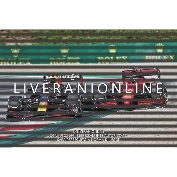 Sergio Perez (MEX) Red Bull Racing RB16B and Charles Leclerc (MON) Ferrari SF-21 battle for position. 04.07.2021. Formula 1 World Championship, Rd 9, Austrian Grand Prix, Spielberg, Austria, Race Day. - www.xpbimages.com, EMail: requests@xpbimages.com © Copyright: Charniaux / XPB Images/AGENZIA ALDO LIVERANI SAS - ITALY ONLY -EDITORIAL USE ONLY
