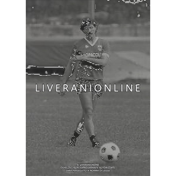 RETROSPETTIVA DINO GALPAROLI CALCIATORE NELLA FOTO DINO GALPAROLI CON LA MAGLIA DELL\'AUDINESE CALCIO NELL\'ANNO 1983-1984 AG ALDO LIVERANI SAS