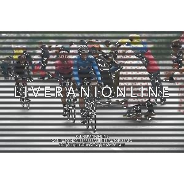 04-07-2021 Tour De France; Tappa 09 Cluses - Tignes; 2021, Movistar; 2021, Ef Education - Nippo; Mas, Enric; Uran, Rigoberto; Tignes; ©SIROTTI/AGENZIA ALDO LIVERANI SAS