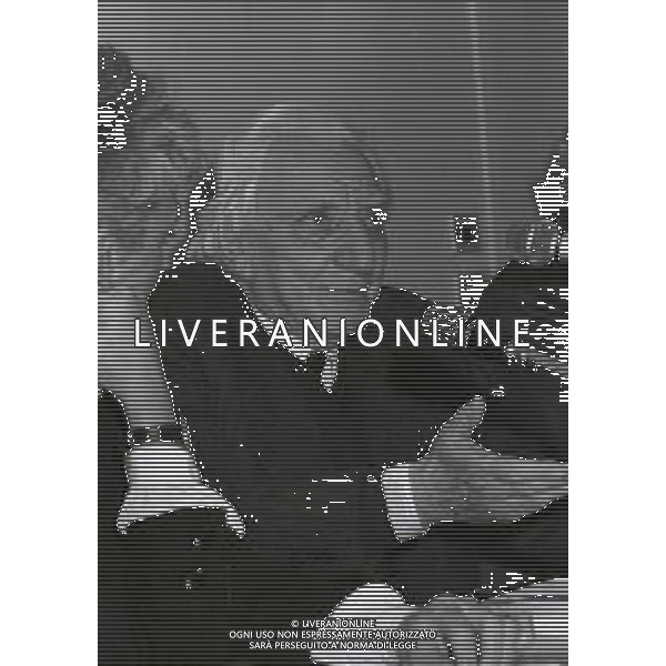 RETROSPETTIVA CESARE LUIGI EUGENIO MUSATTI PSICOLOGO E PSICOANALISTA E FILOSOFO NELLA FOTO CESARE LUIGI EUGENIO MUSATTI A MILANO NELL\'ANNO 1983 AG ALDO LIVERANI SAS