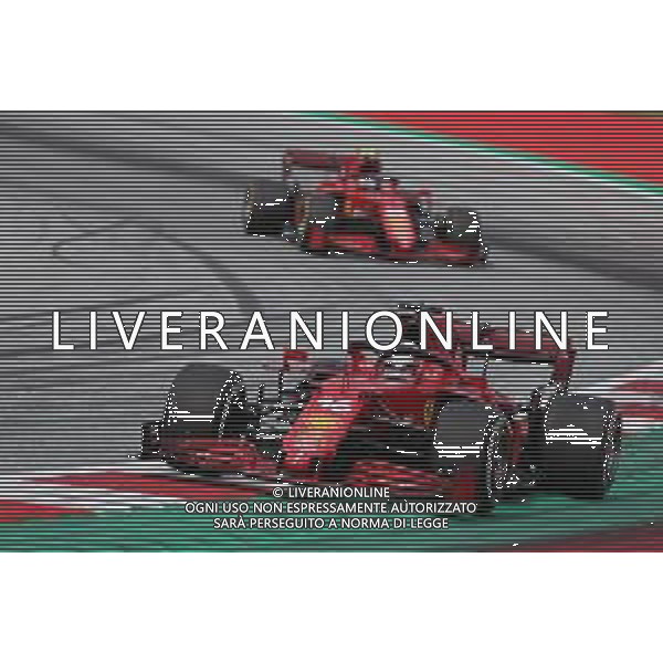 Charles Leclerc (MON) Ferrari SF-21 leads Carlos Sainz Jr (ESP) Ferrari SF-21. 04.07.2021. Formula 1 World Championship, Rd 9, Austrian Grand Prix, Spielberg, Austria, Race Day. - www.xpbimages.com, EMail: requests@xpbimages.com ¬© Copyright: Batchelor / XPB Images/AG. ALDO LIVERANI SAS - ITALY ONLY - EDITORIAL USE ONLY