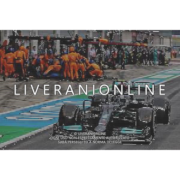 Valtteri Bottas (FIN) Mercedes AMG F1 W12 leaves the pits. 04.07.2021. Formula 1 World Championship, Rd 9, Austrian Grand Prix, Spielberg, Austria, Race Day. - www.xpbimages.com, EMail: requests@xpbimages.com © Copyright: Moy / XPB Images/AG. ALDO LIVERANI SAS - ITALY ONLY - EDITORIAL USE ONLY